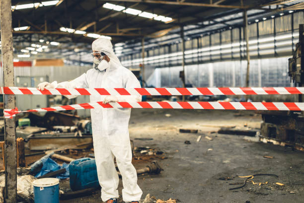 Professional Drug Lab Cleanup technician working in Sebastian, FL
